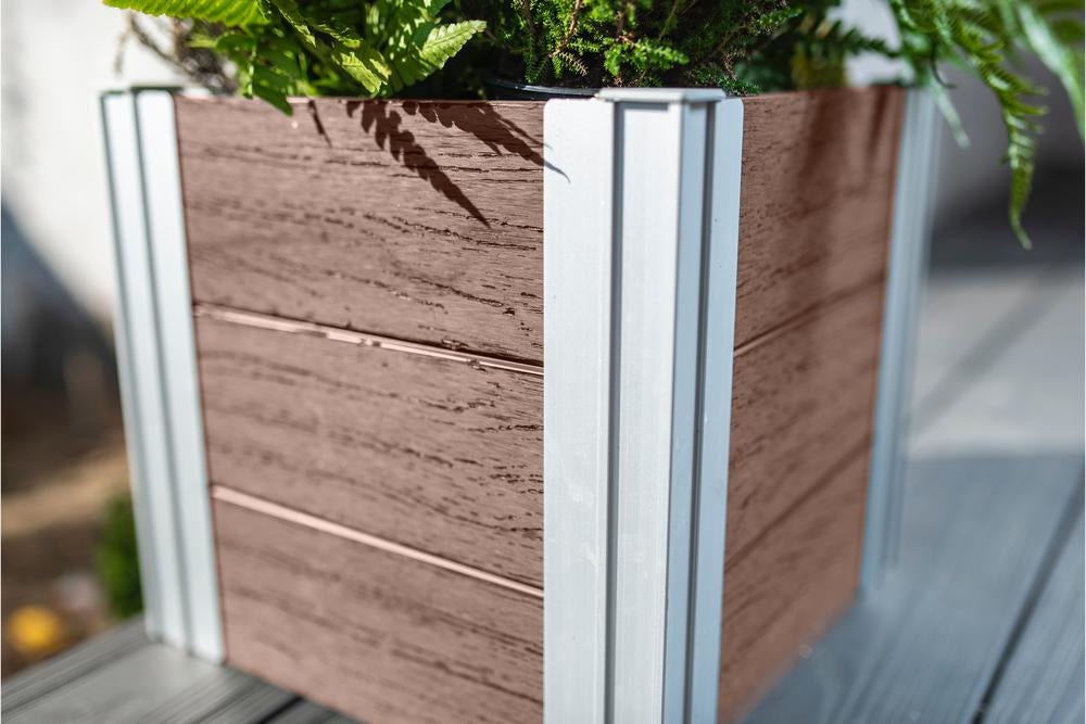 Vita Urbana 12" Espresso Cube Planter