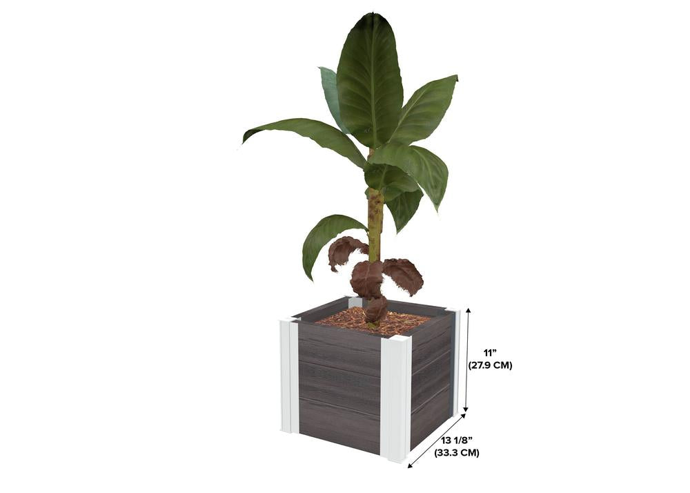 Vita Urbana 12" Espresso Cube Planter