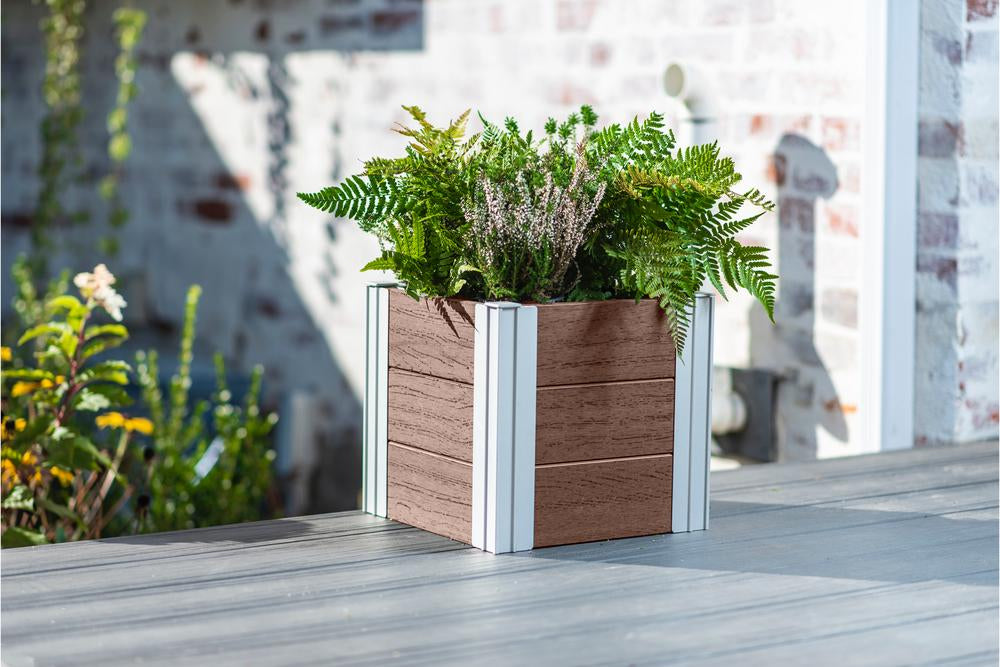 Vita Urbana 12" Espresso Cube Planter