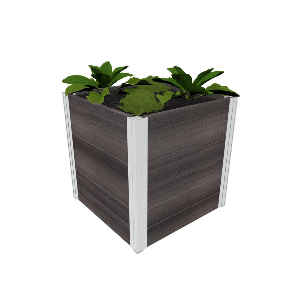 Vita Urbana 22" Espresso Cube Planter