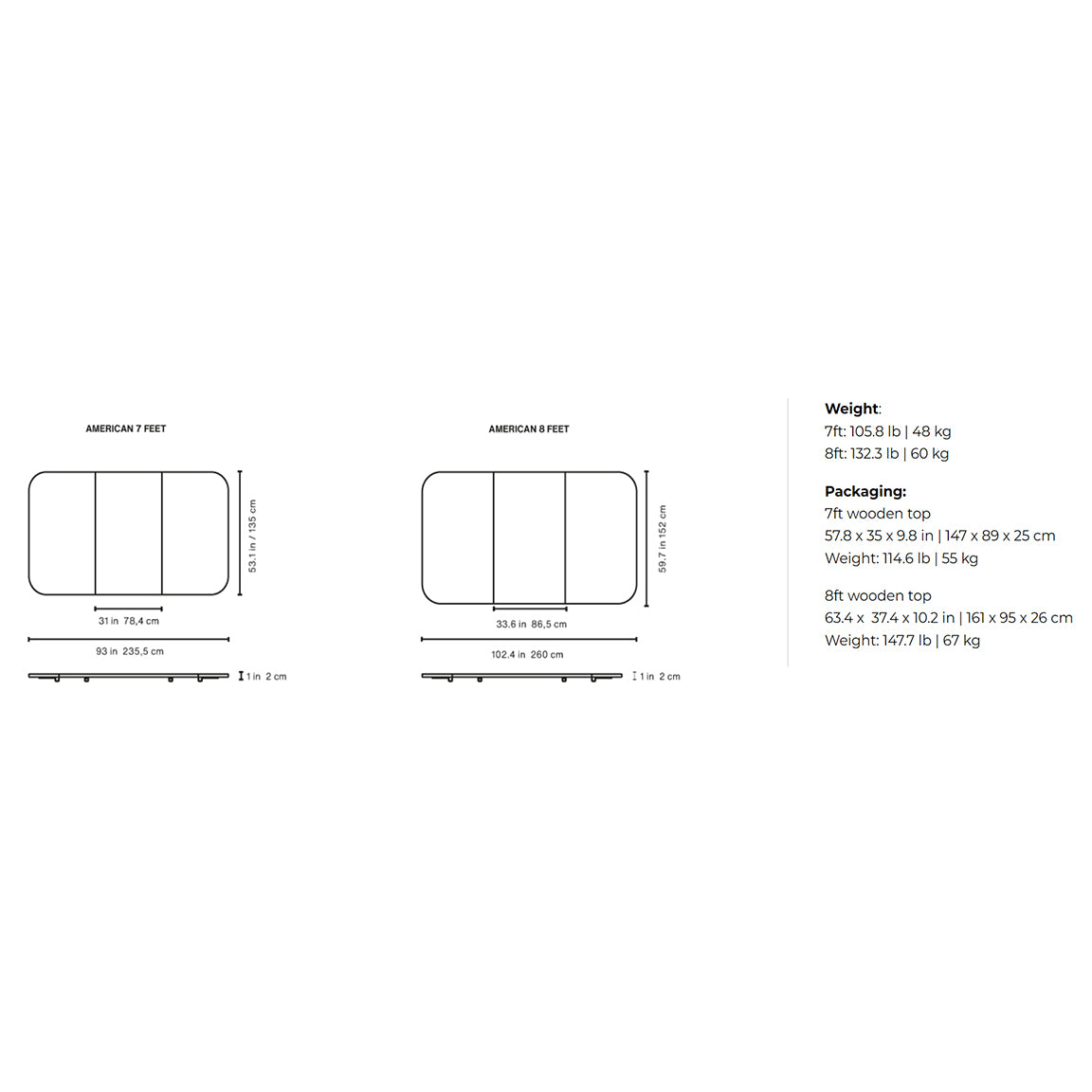 Diagonal Outdoor Pool Table Dining Top Dimensions