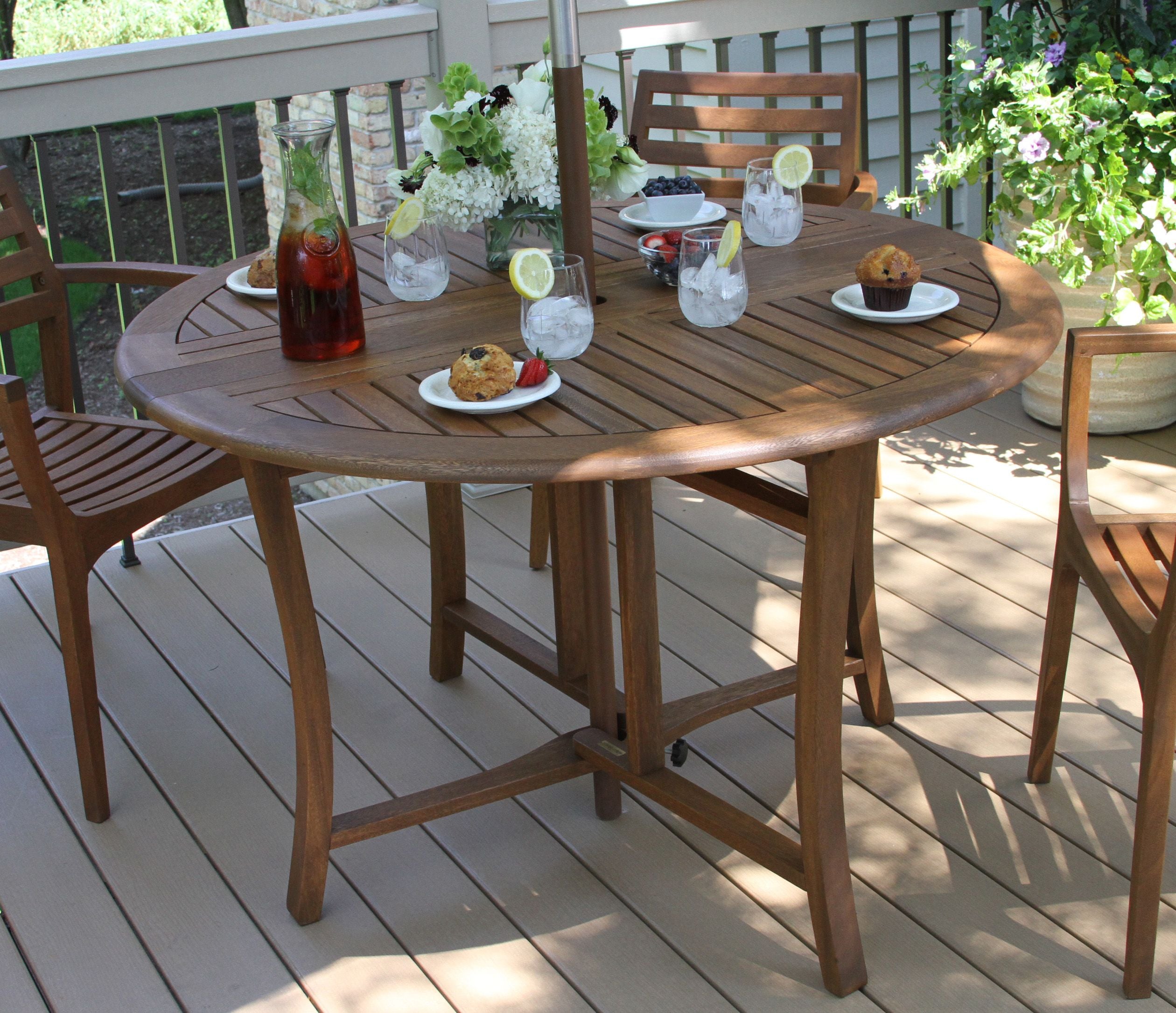 Outdoor Interiors 5 Piece Danish Dining Set