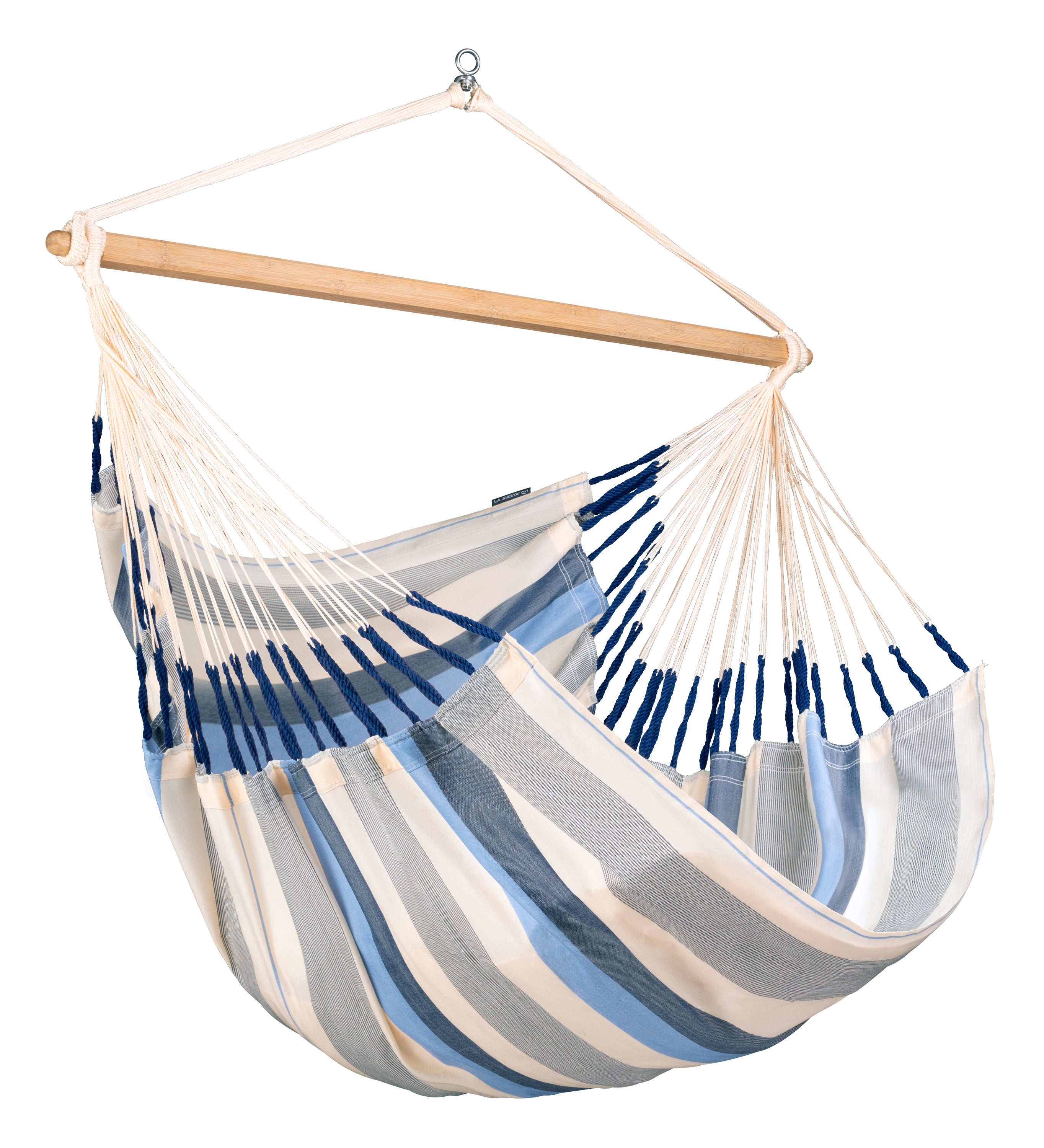 La Siesta Domingo Weatherproof King-Size Hanging Chair - Sea Salt