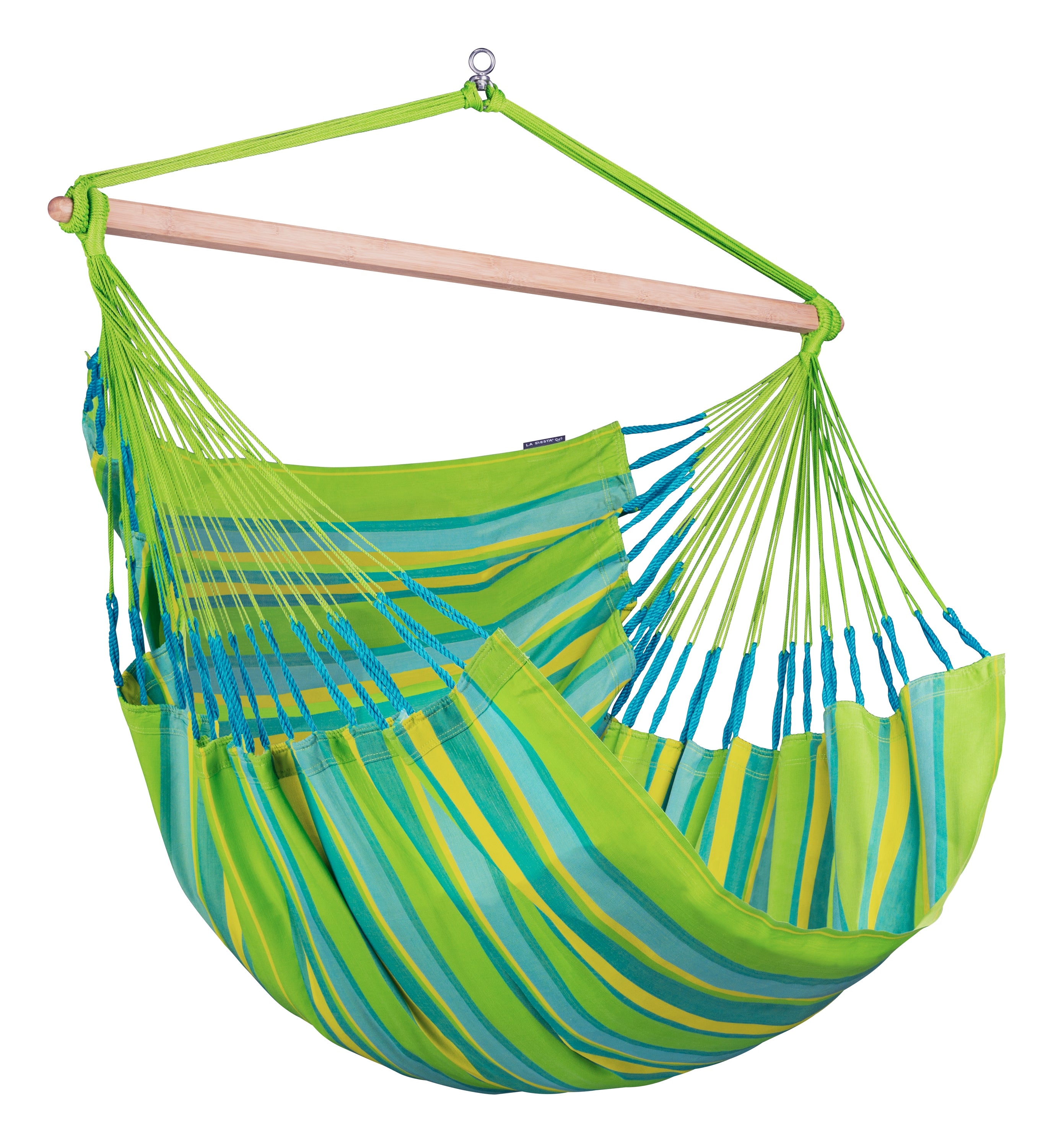 La Siesta Domingo Weatherproof King-Size Hanging Chair - Lime