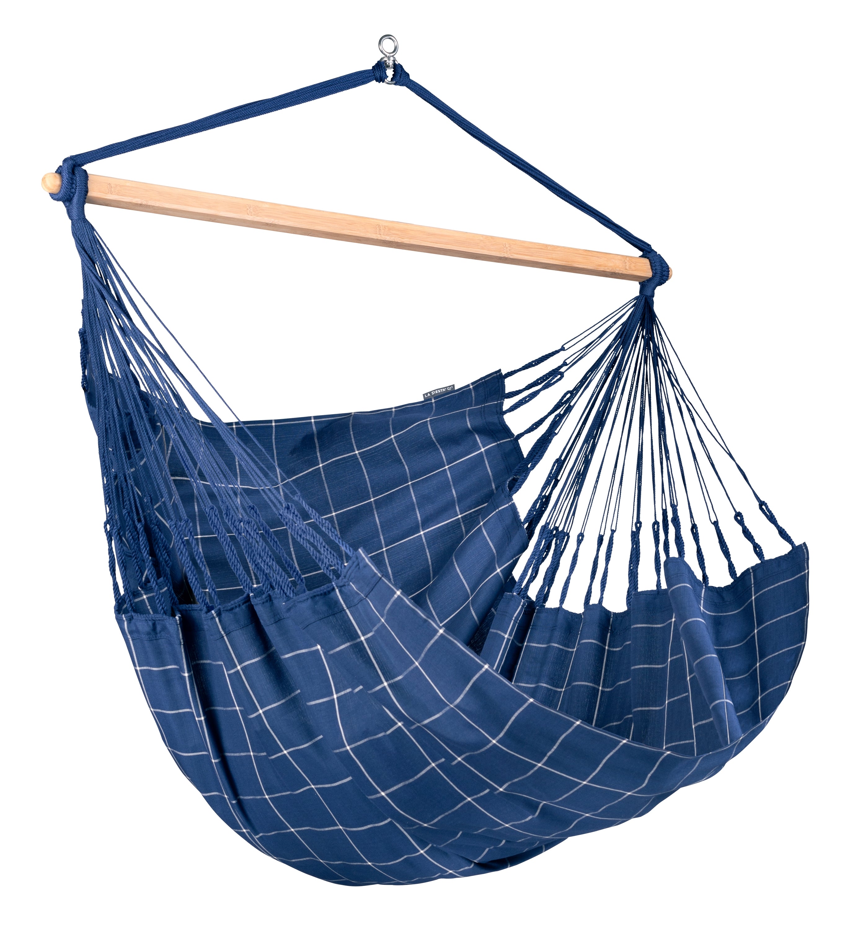 La Siesta Domingo Weatherproof King-Size Hanging Chair - Marine