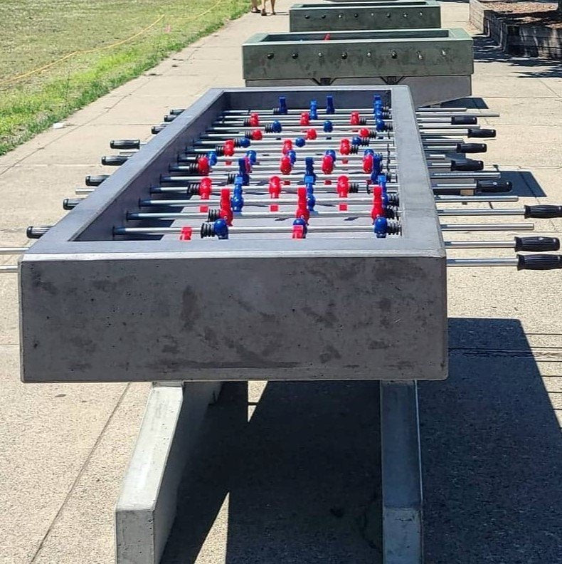 Stone Age Concrete Double Foosball Table