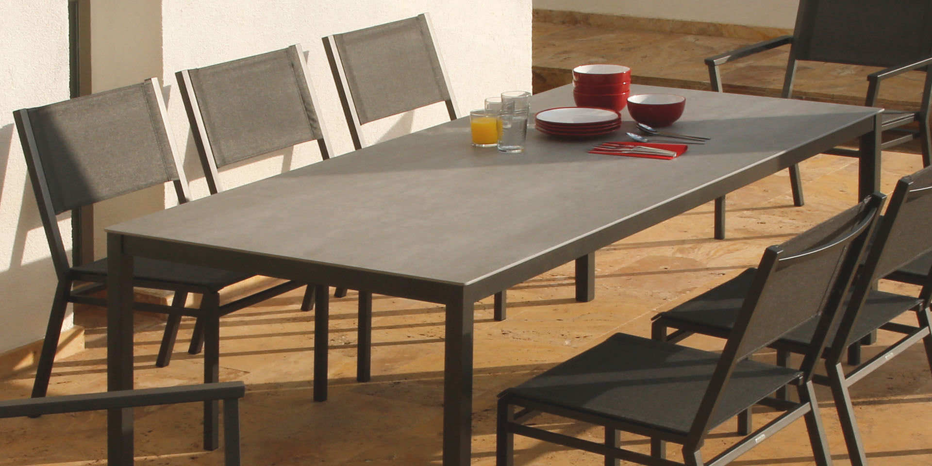 Barlow Tyrie Equinox Stainless Steel Dining Set