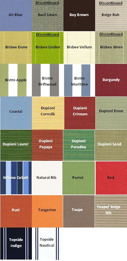 Fabric Options B