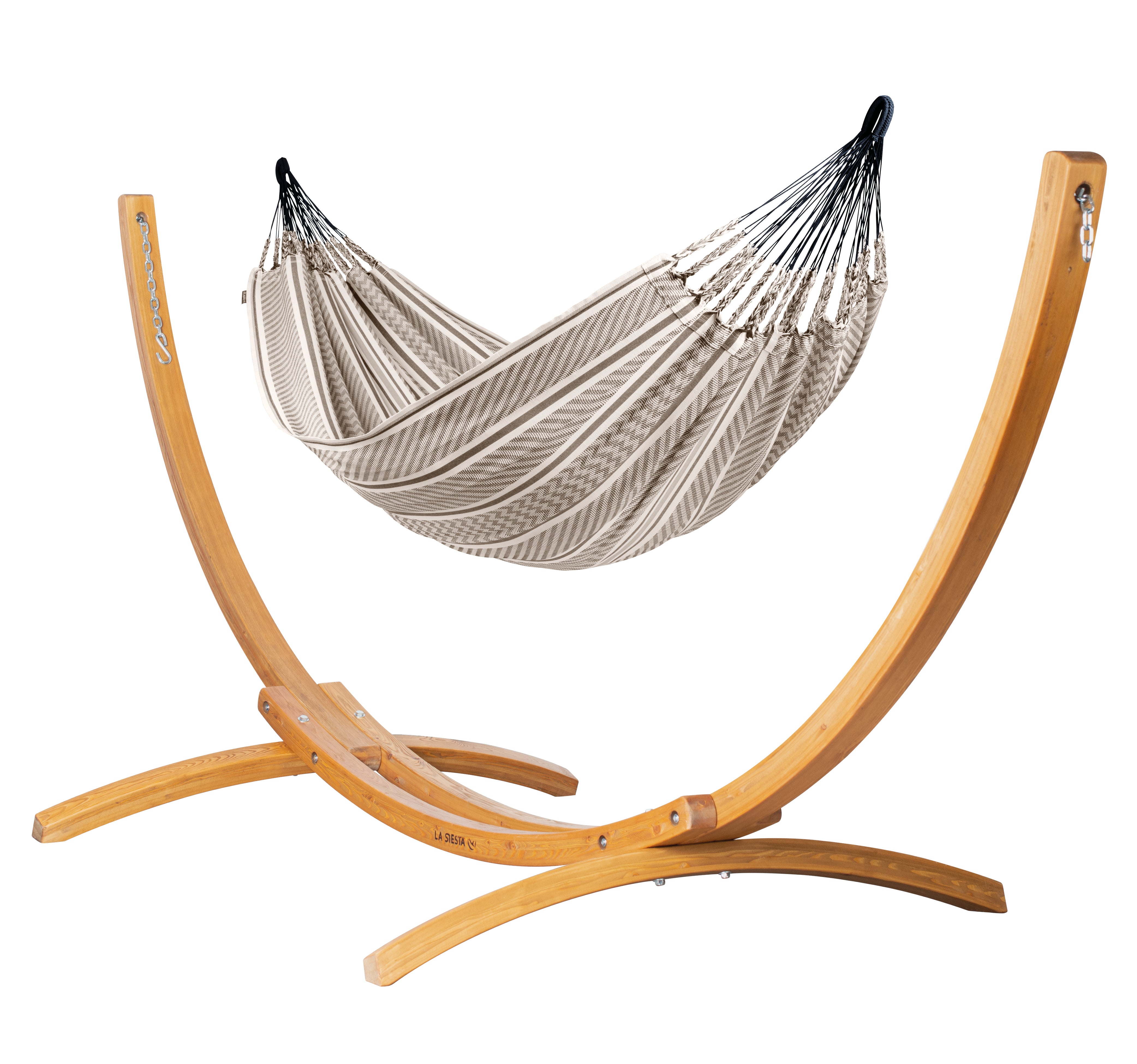 La Siesta Organic Cotton Double Classic Hammock - Flora Zebra