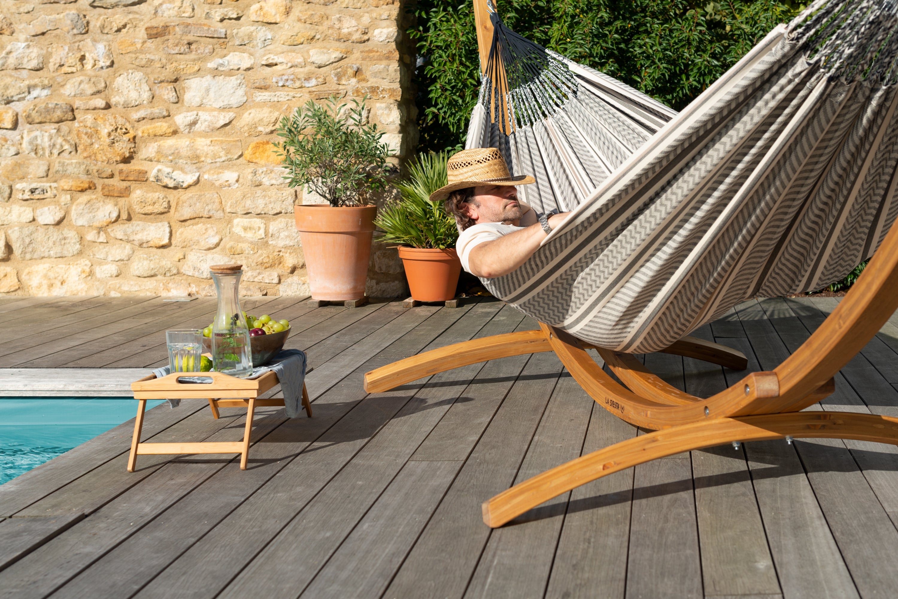 La Siesta Elipso Nature - Stand for Double Hammocks