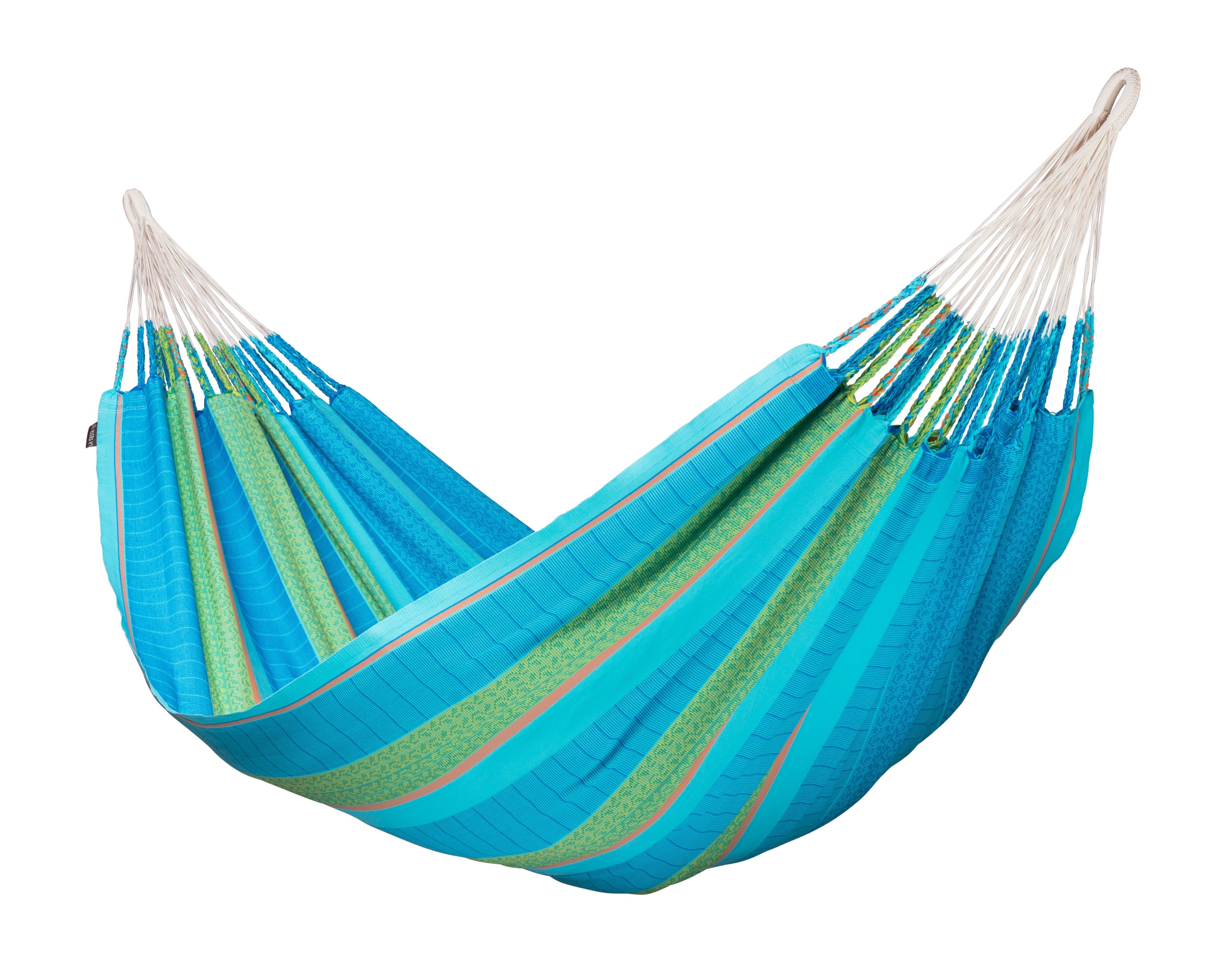 La Siesta Flora Organic Cotton King-Size Classic Hammock - Curacao