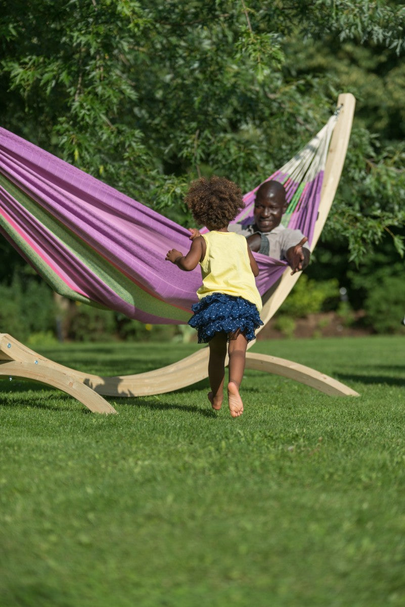 La Siesta Flora King-Size Classic Hammock Organic Cotton - Blossom