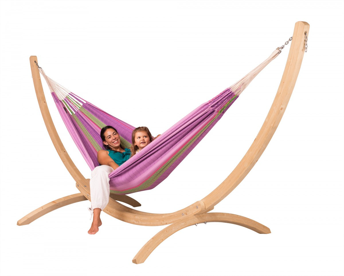 La Siesta Flora King-Size Classic Hammock Organic Cotton - Blossom