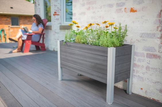 Vita Urbana Greens Elevated Garden - Slate Gray