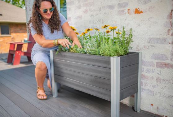 Vita Urbana Greens Elevated Garden - Slate Gray