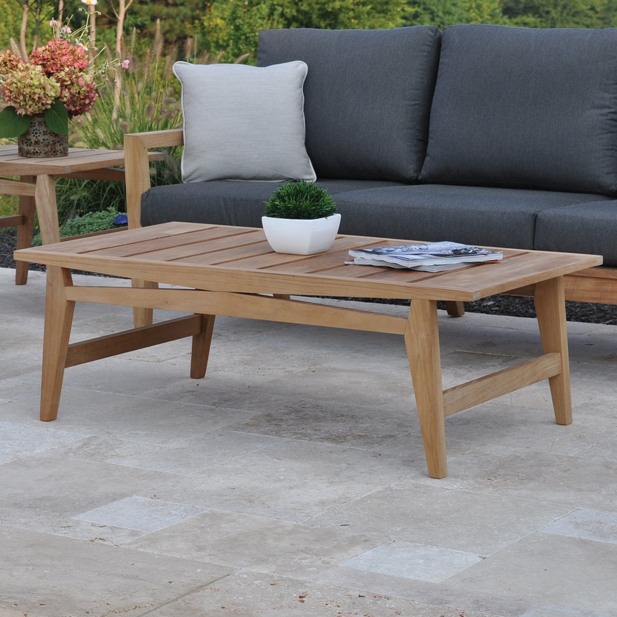 Algarve Teak Rectangular Coffee Table