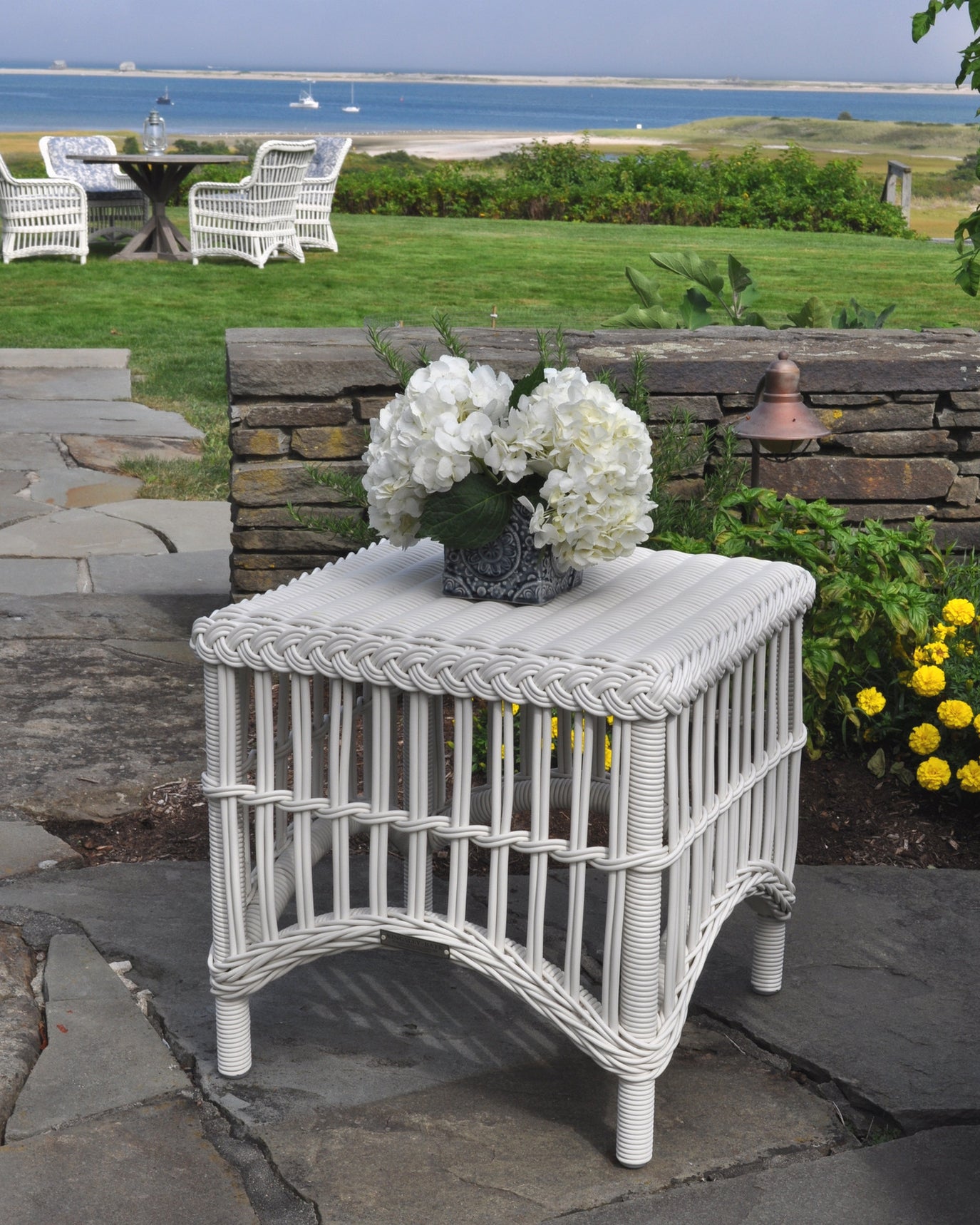 Kingsley Bate Chatham Wicker Side Table