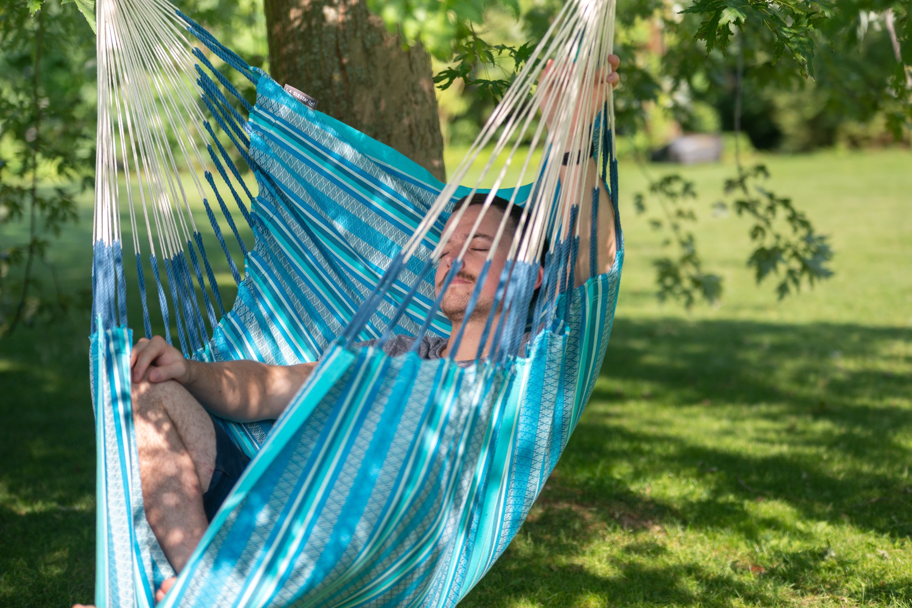 La Siesta Habana King-Size Hanging Chair - Azure