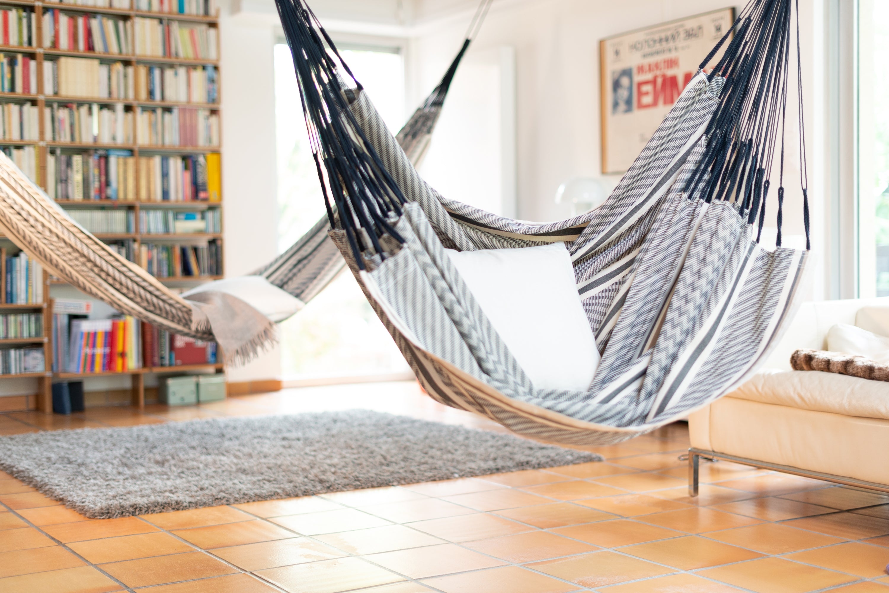 La Siesta Habana King-Size Hanging Chair - Zebra