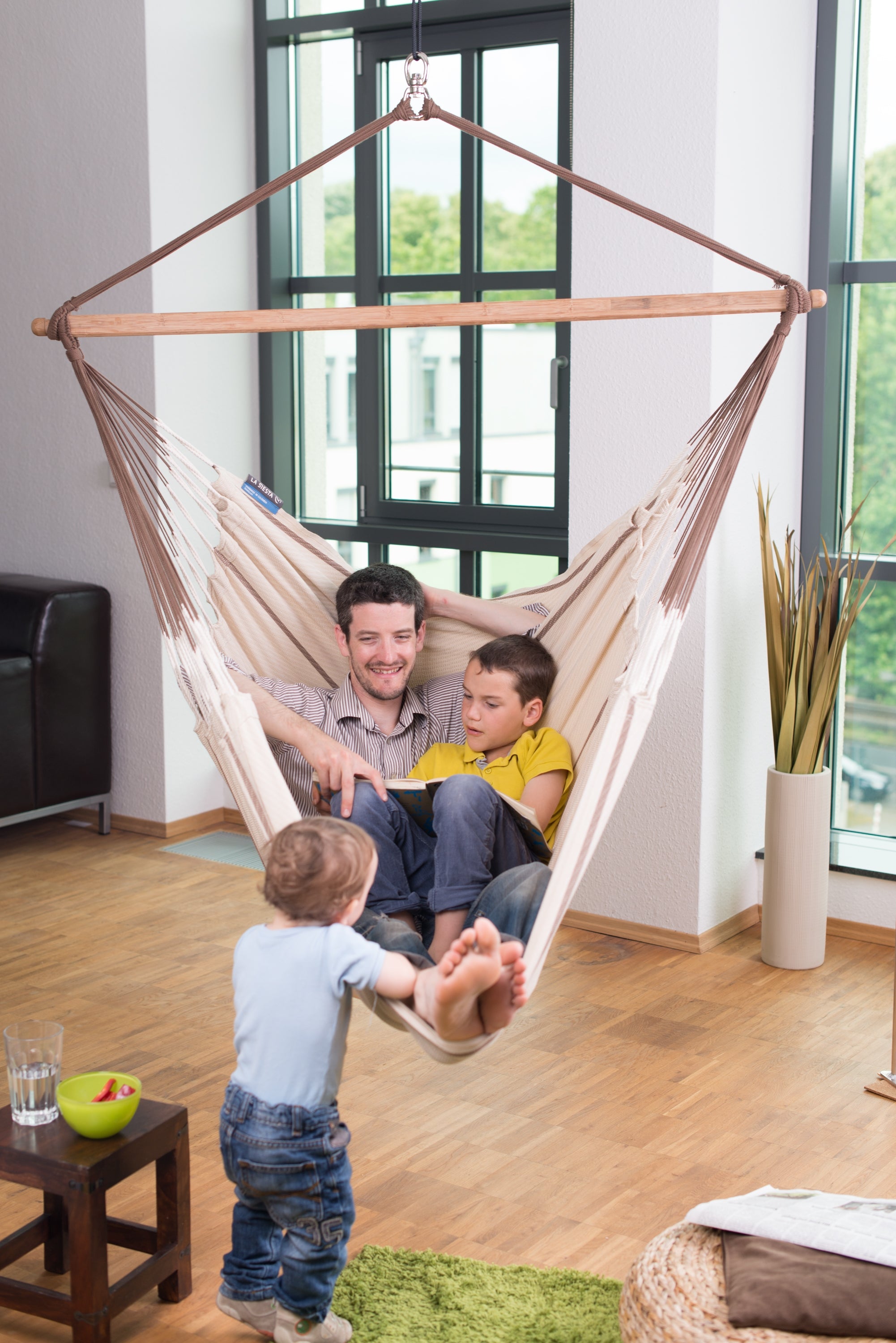 La Siesta Habana King-Size Hanging Chair - Nougat