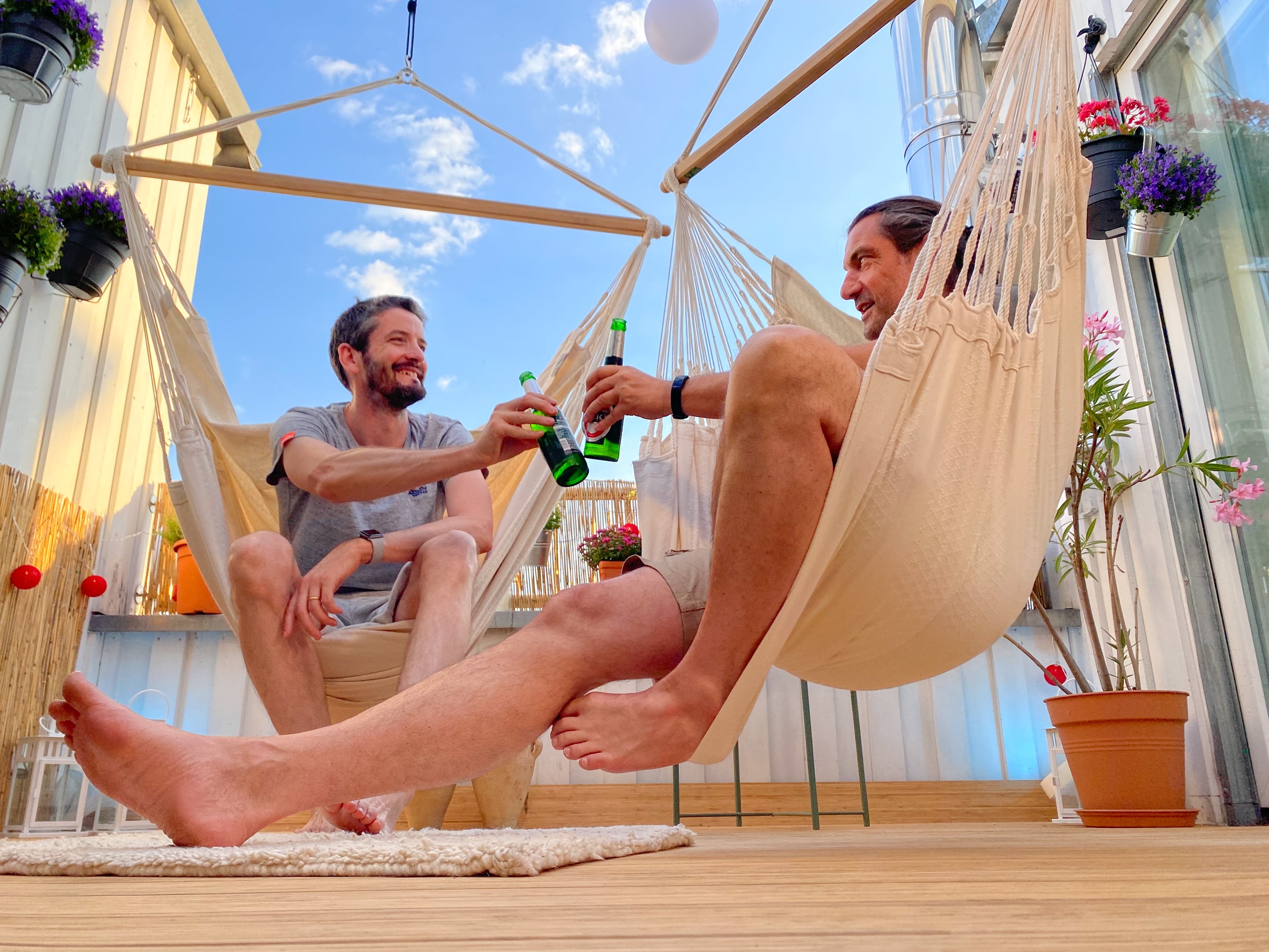 La Siesta Habana King-Size Hanging Chair - Latte