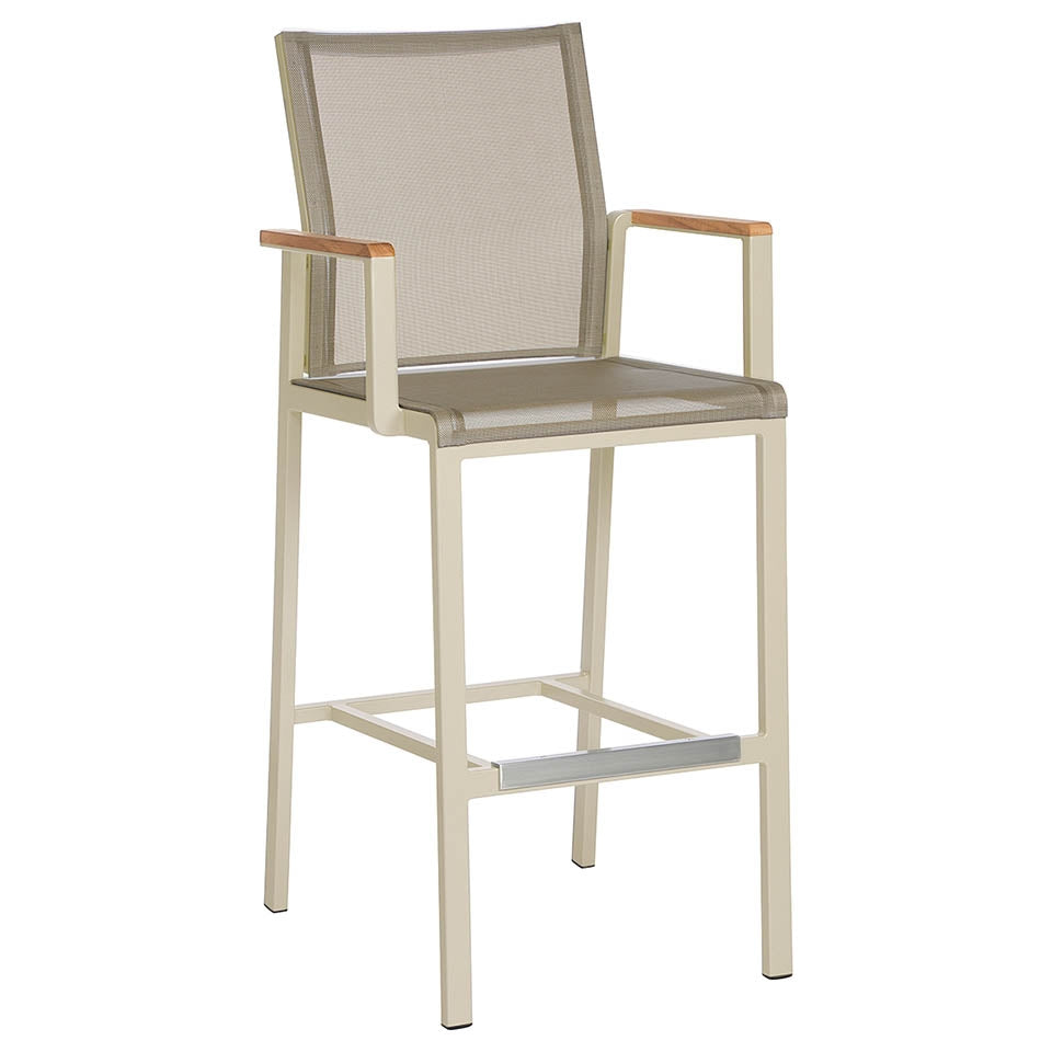 Barlow Tyrie Aura Aluminum High Dining Armchair