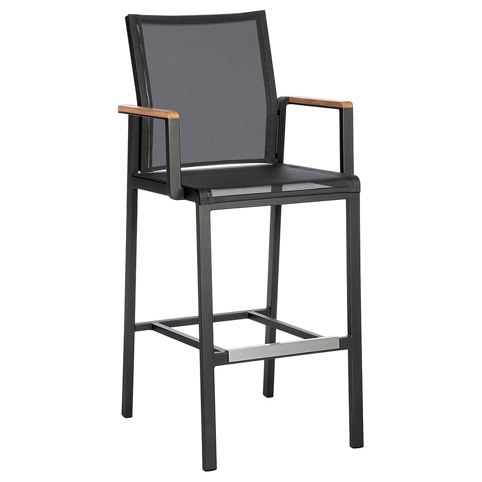 Barlow Tyrie Aura Aluminum High Dining Armchair