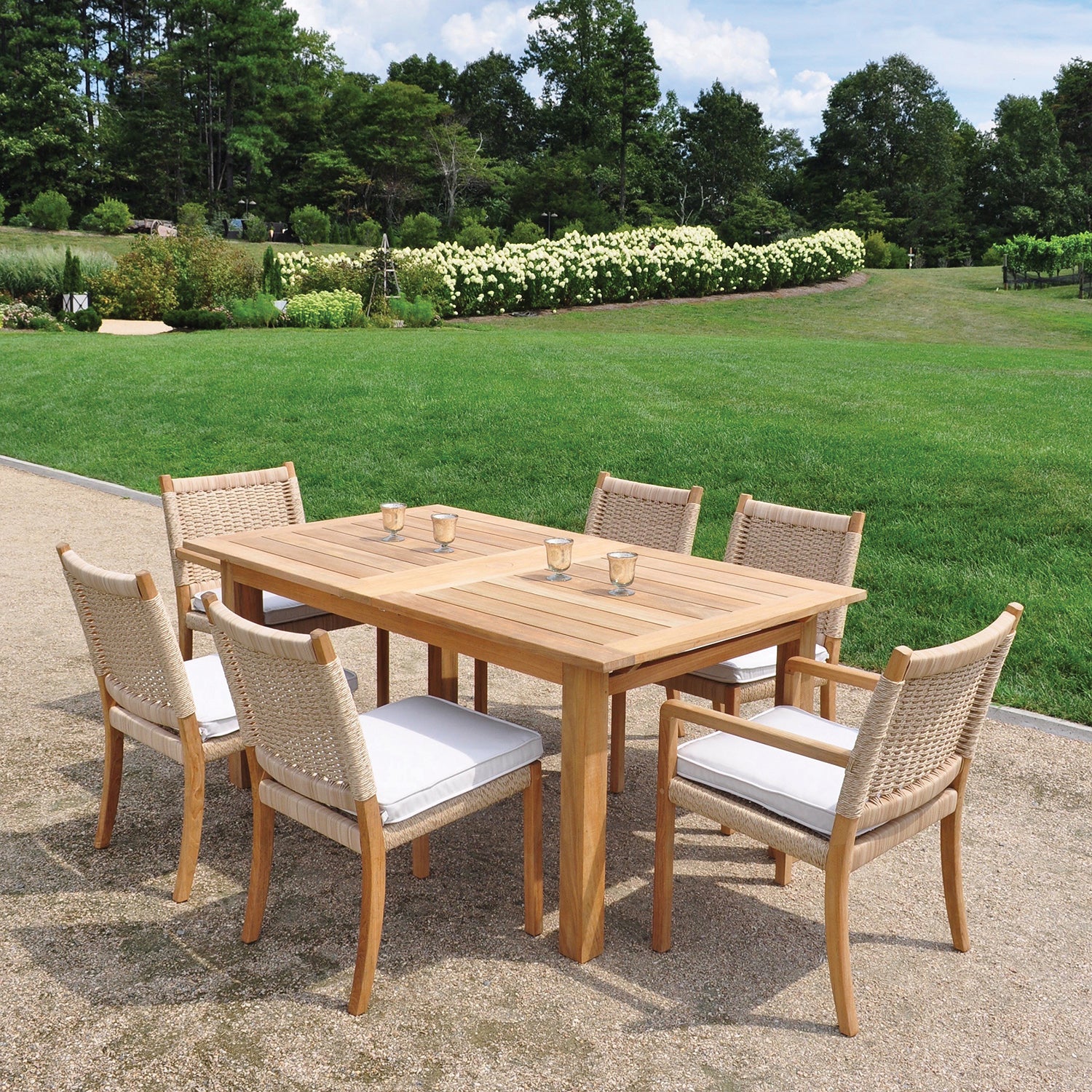 Kingsley Bate Hudson Dining Side Chair in Natural Cord