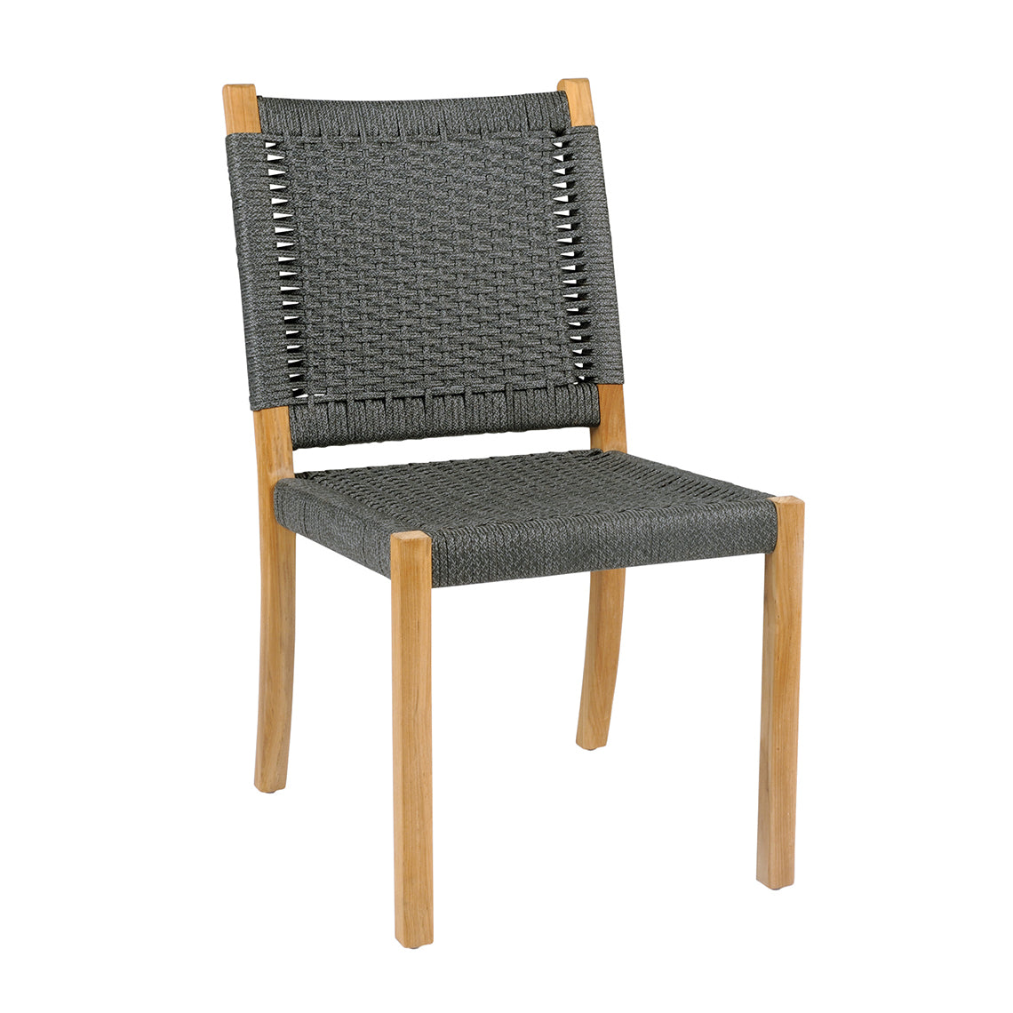 Kingsley Bate Hudson Dining Side Chair in Charcoal Cord