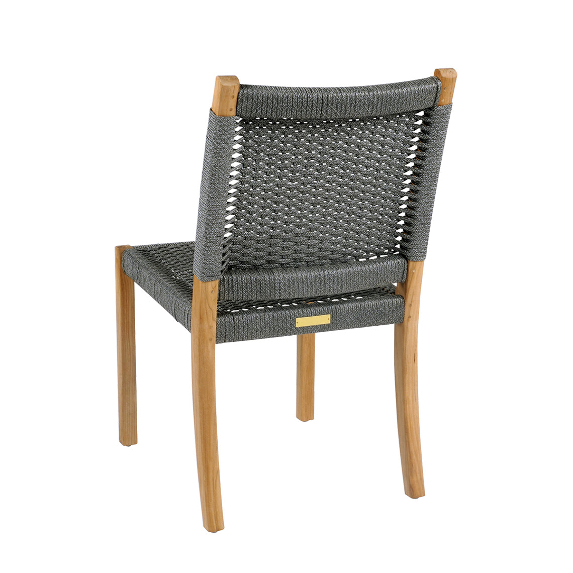 Kingsley Bate Hudson Dining Side Chair in Charcoal Cord