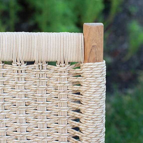 Kingsley Bate Hudson Dining Side Chair in Natural Cord