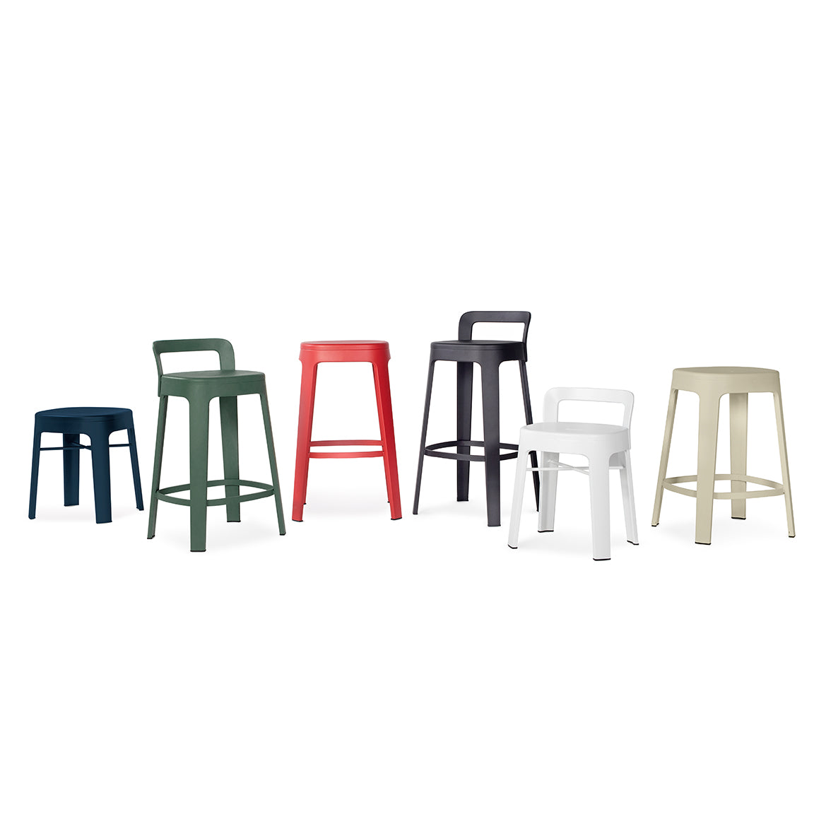 RS Barcelona Ombra Backless Bar Stool