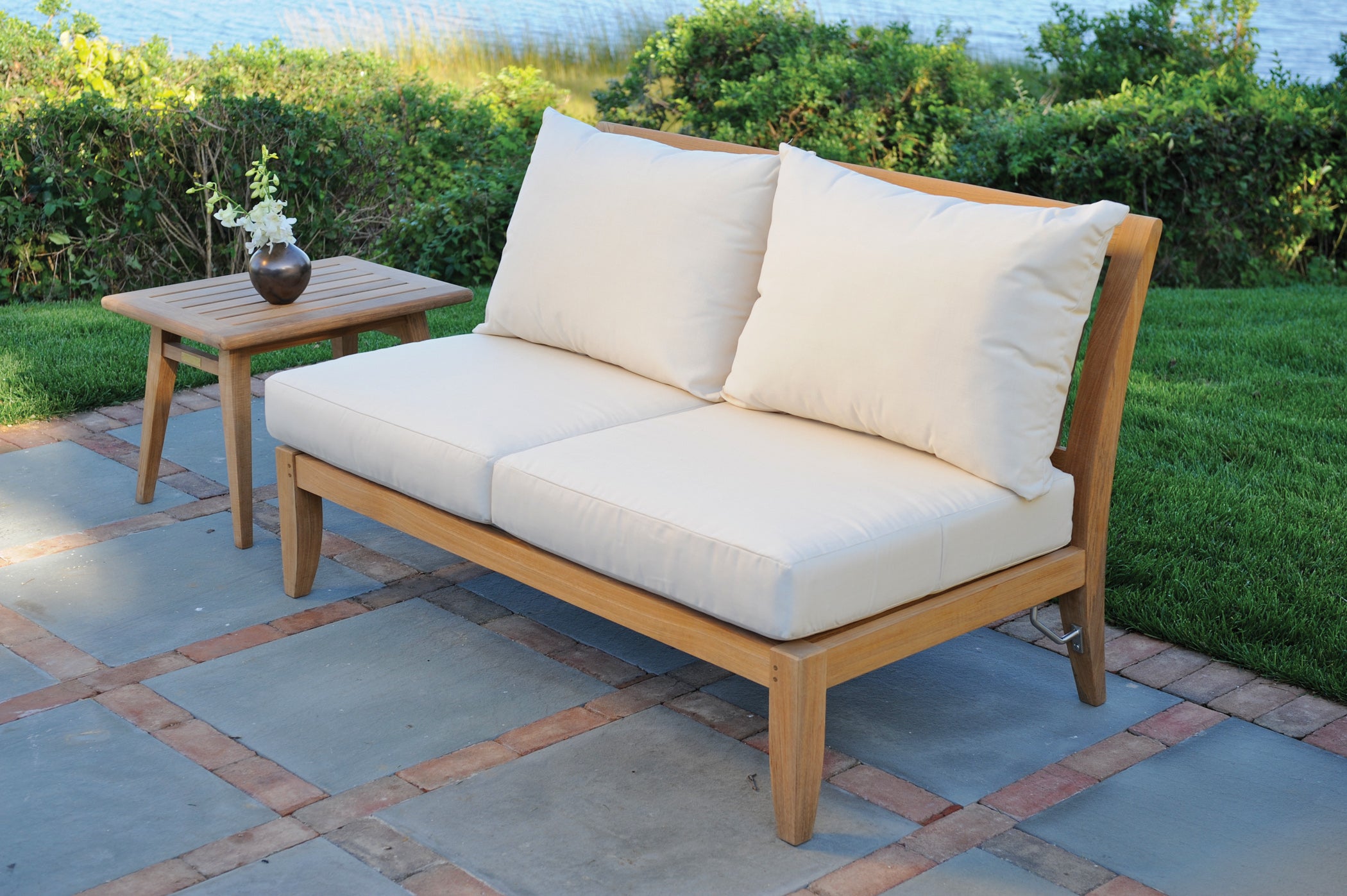 Kingsley Bate Ipanema Teak Sectional - Armless Settee