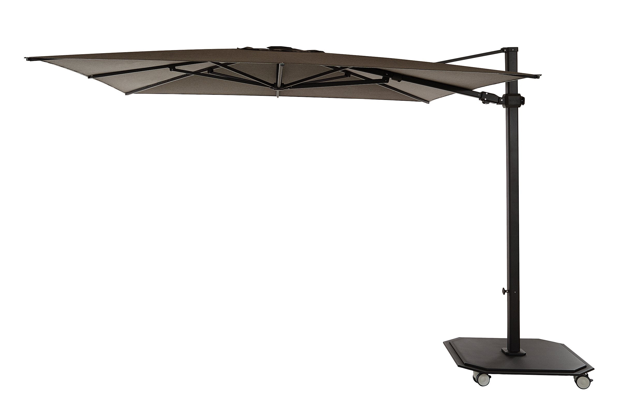 Jardinco 10' Square Sidepost Umbrella (sold separately)