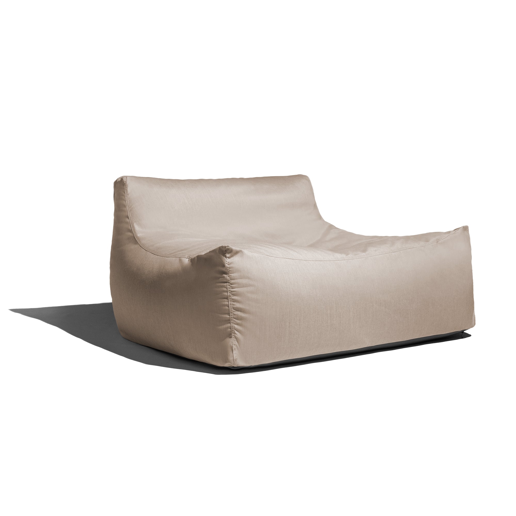 Lavista Outdoor Bean Bag Loveseat - Flax