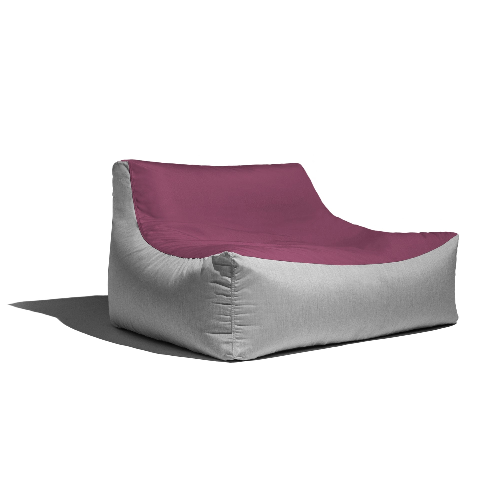 Lavista Outdoor Bean Bag Loveseat - Iris/Granite