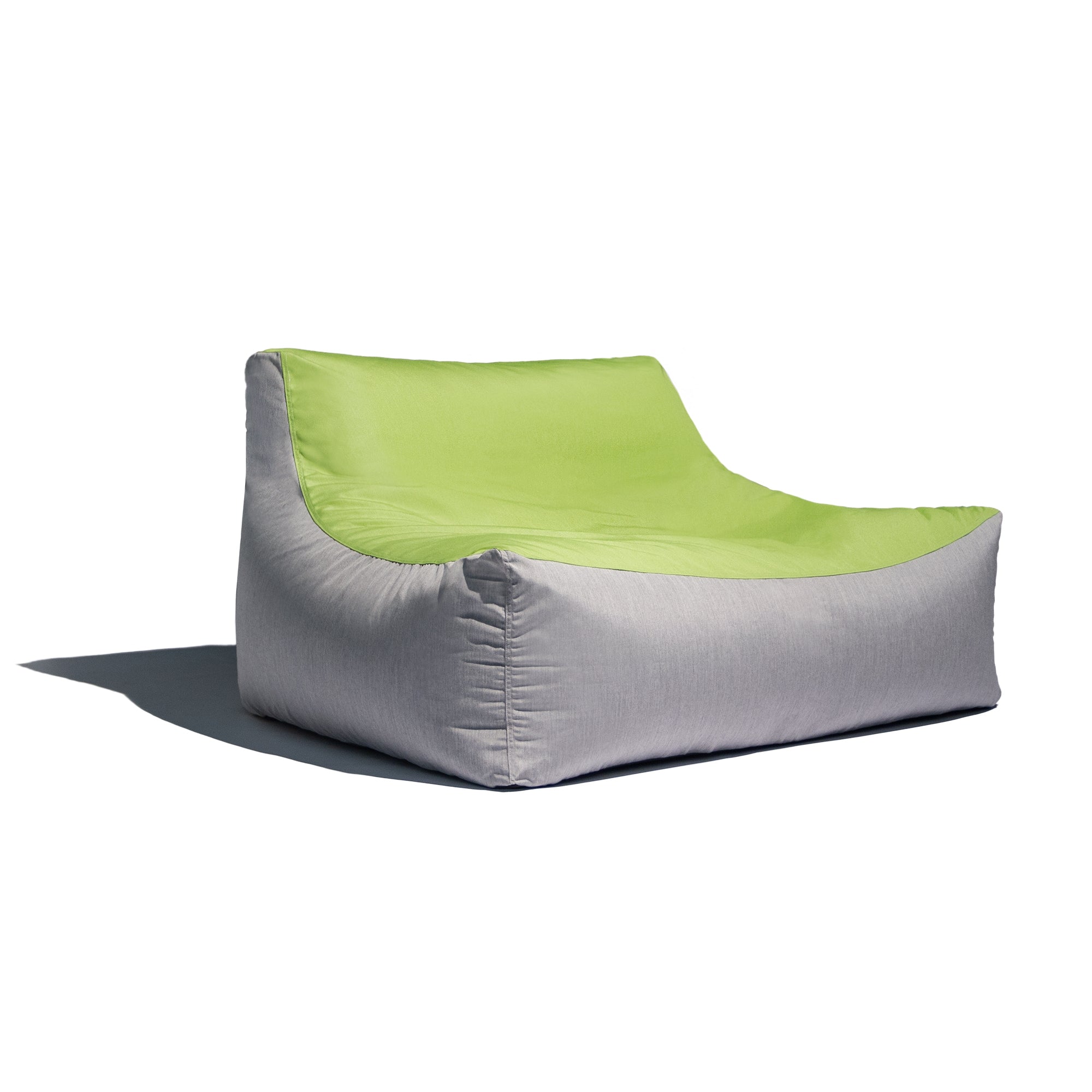 Lavista Outdoor Bean Bag Loveseat - Parrot/Granite