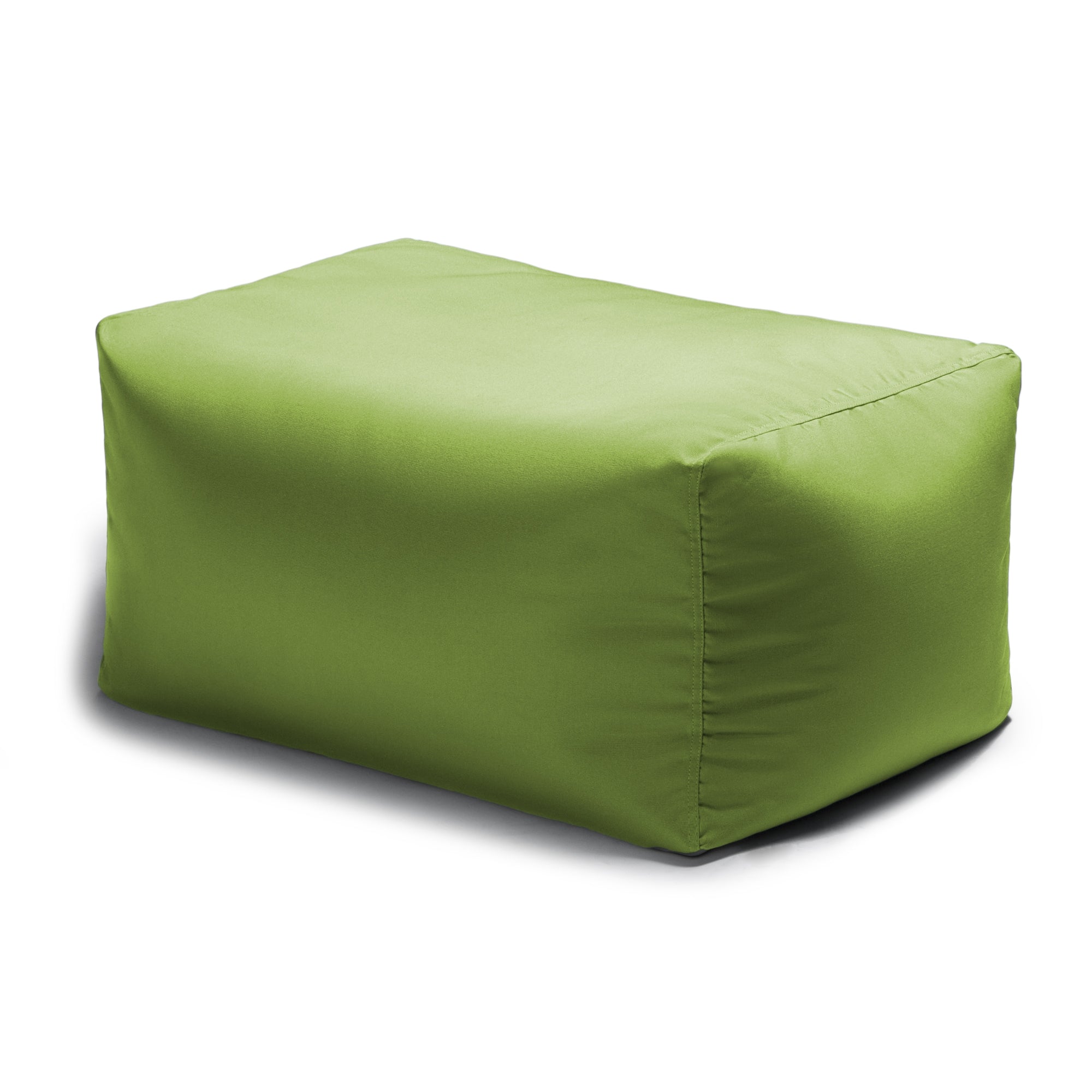 Leon Outdoor Bean Bag Ottoman Bench - Lime Acrylic