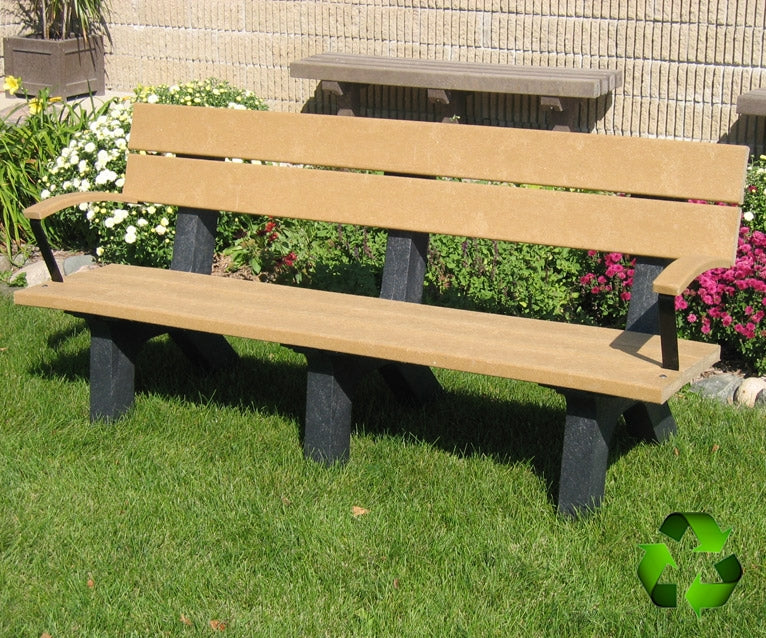 Keystone Recycled Plastic Bench