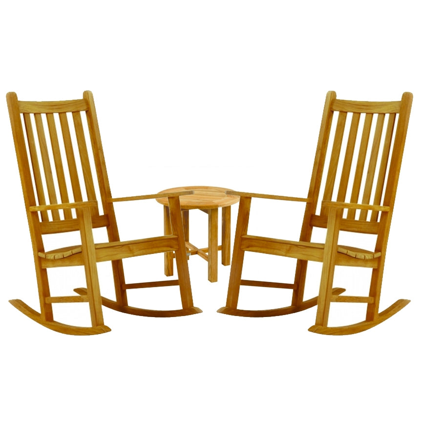 Kingsley Bate Charleston Teak 3 Piece Seating Ensemble