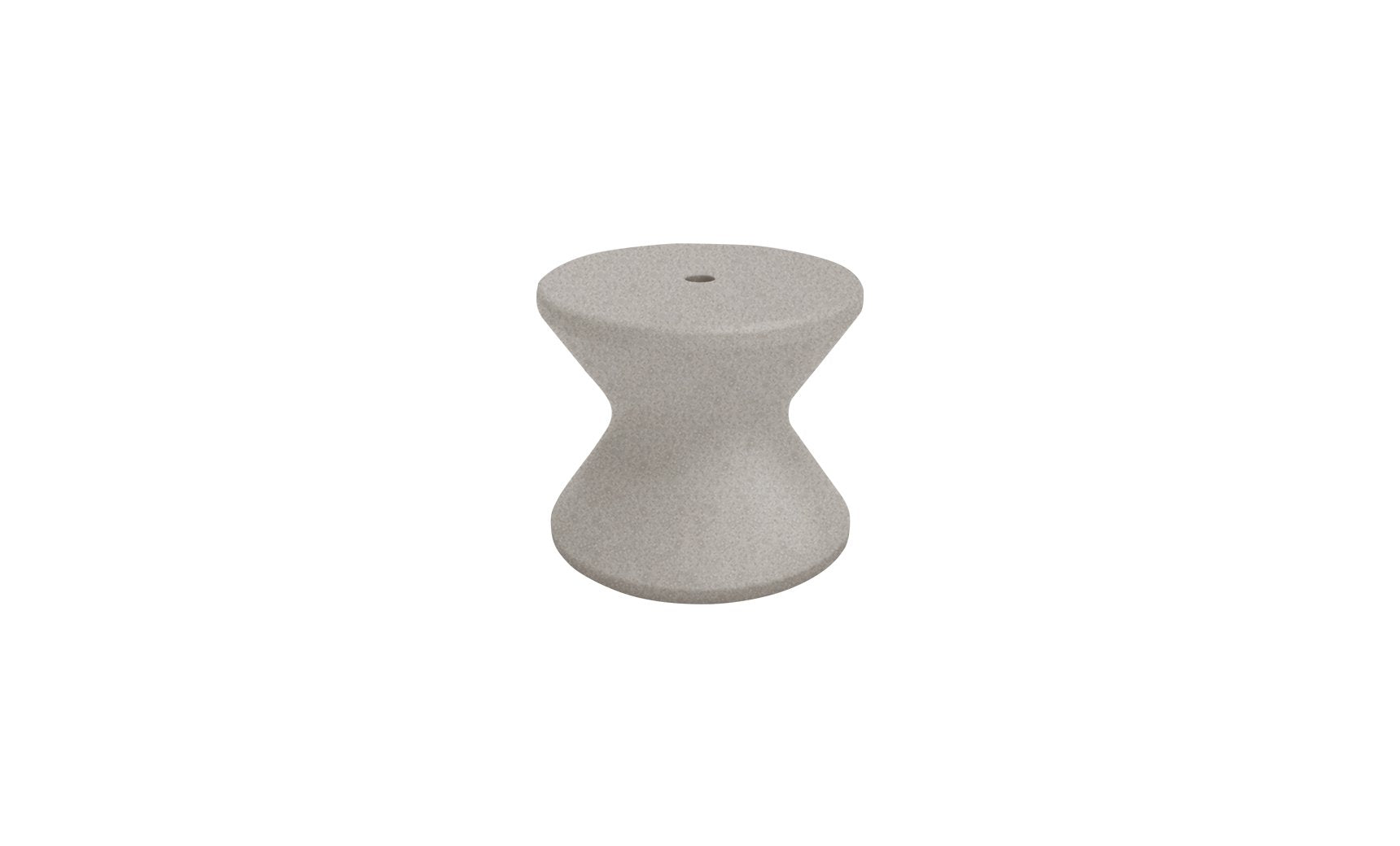 Signature Standard Side Table with umbrella hole in Sandstone