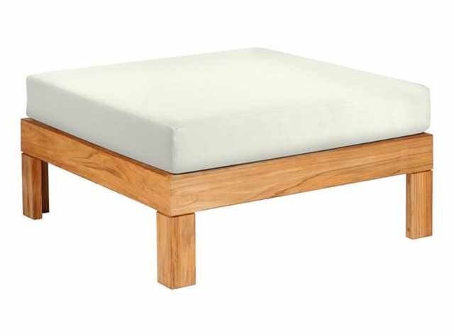 Barlow Tyrie Linear Deep Seating Ottoman Cover