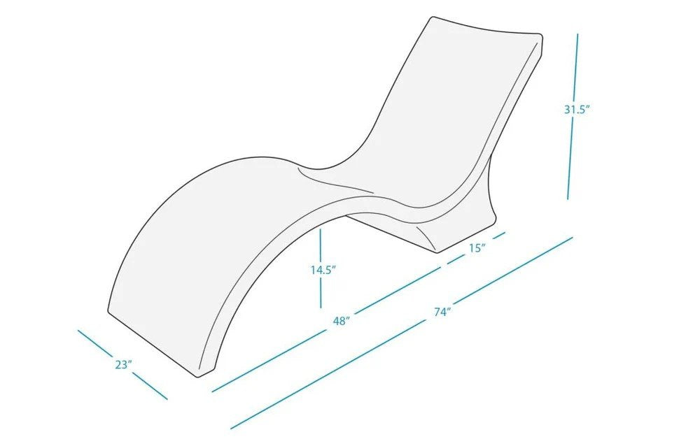 LEDGE Signature Chaise Deep Lounger