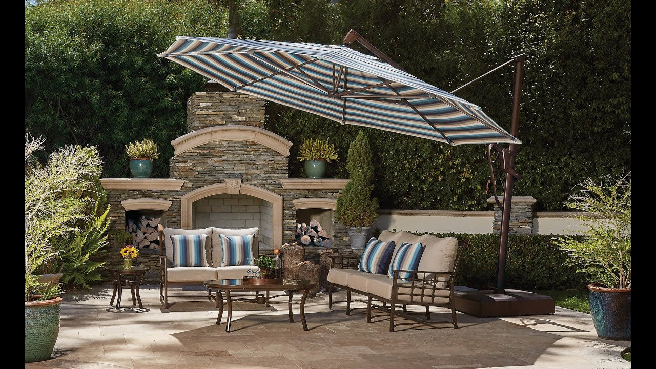 Treasure Garden 11' AKZ Plus Cantilever Patio Umbrella