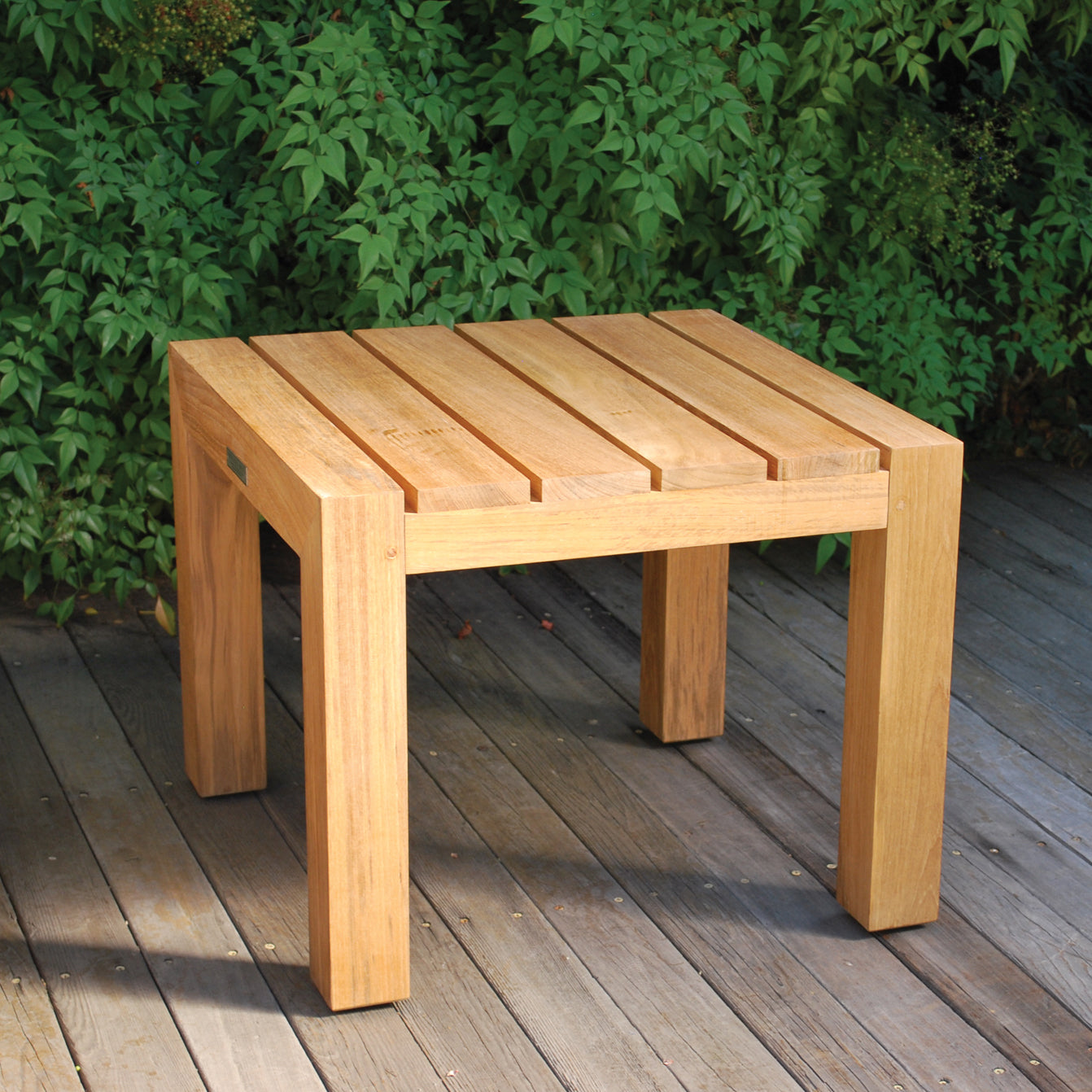 Kingsley Bate Mendocino Teak Square Side Table