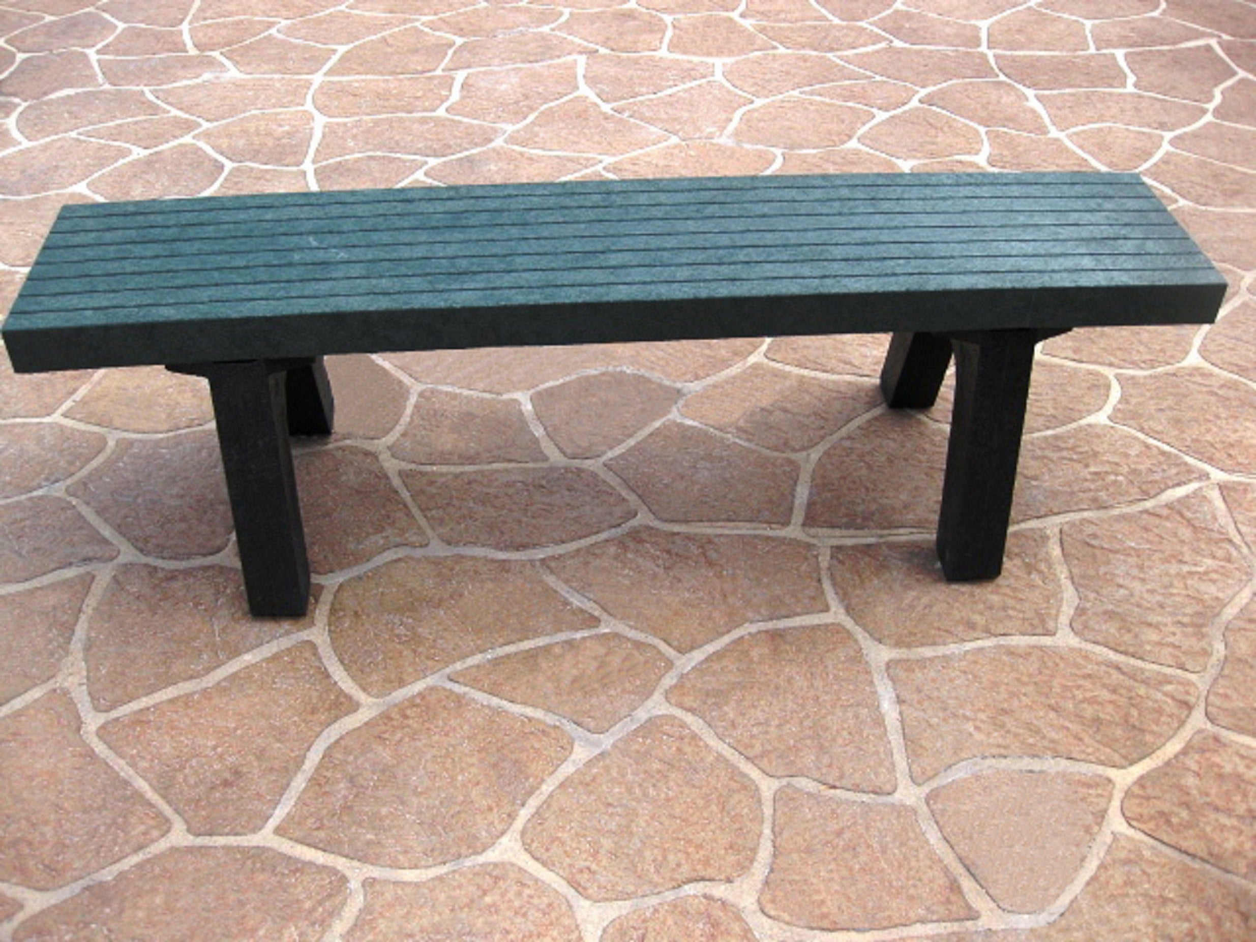 Telluride Recycled Plastic Bench - Curved or Straight