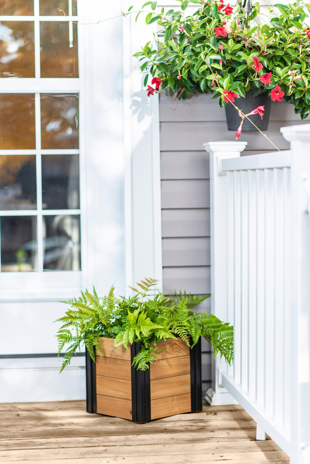 Vita Mezza 12" Cedar Cube Planter