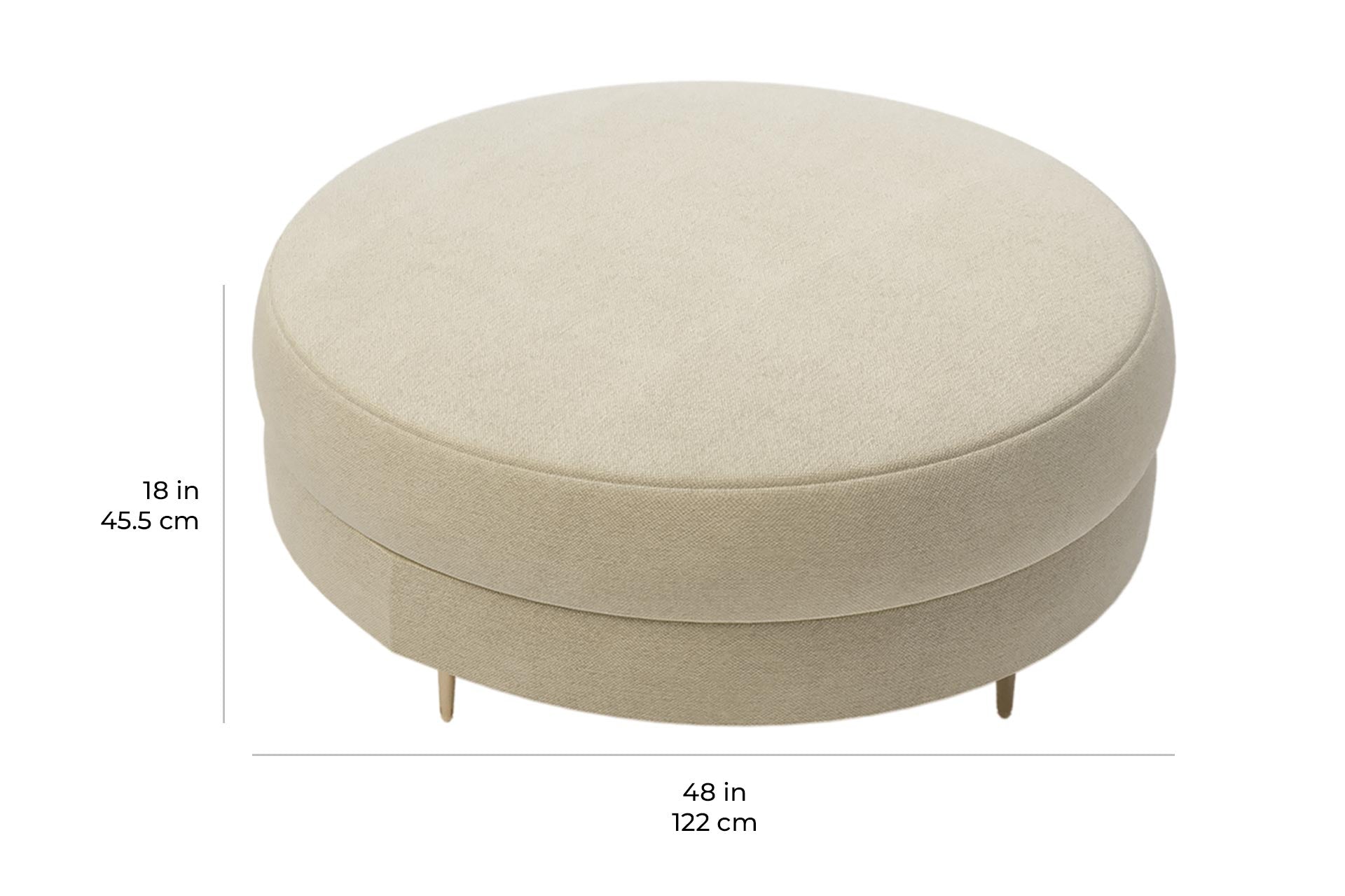 Seasonal Living Fizz Mimosa Tropicale Ottoman