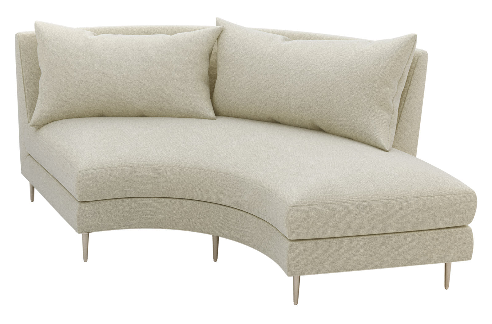 Seasonal Living Fizz Mimosa Tropicale Armless Sofa With Bumper – Right Side