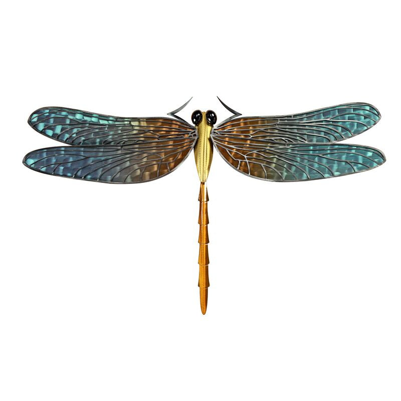 Copper Art Dragonfly Metal Wall Sculpture